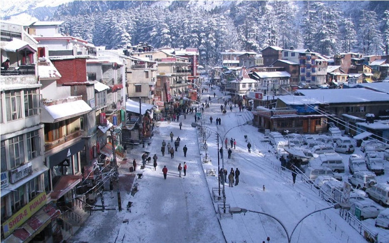 Mall Road Nainital
